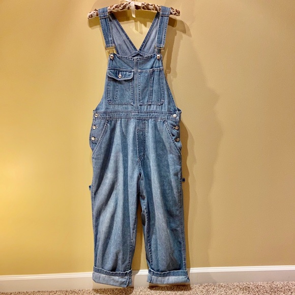 GAP Denim - Vintage GAP Overalls Light Wash Denim M